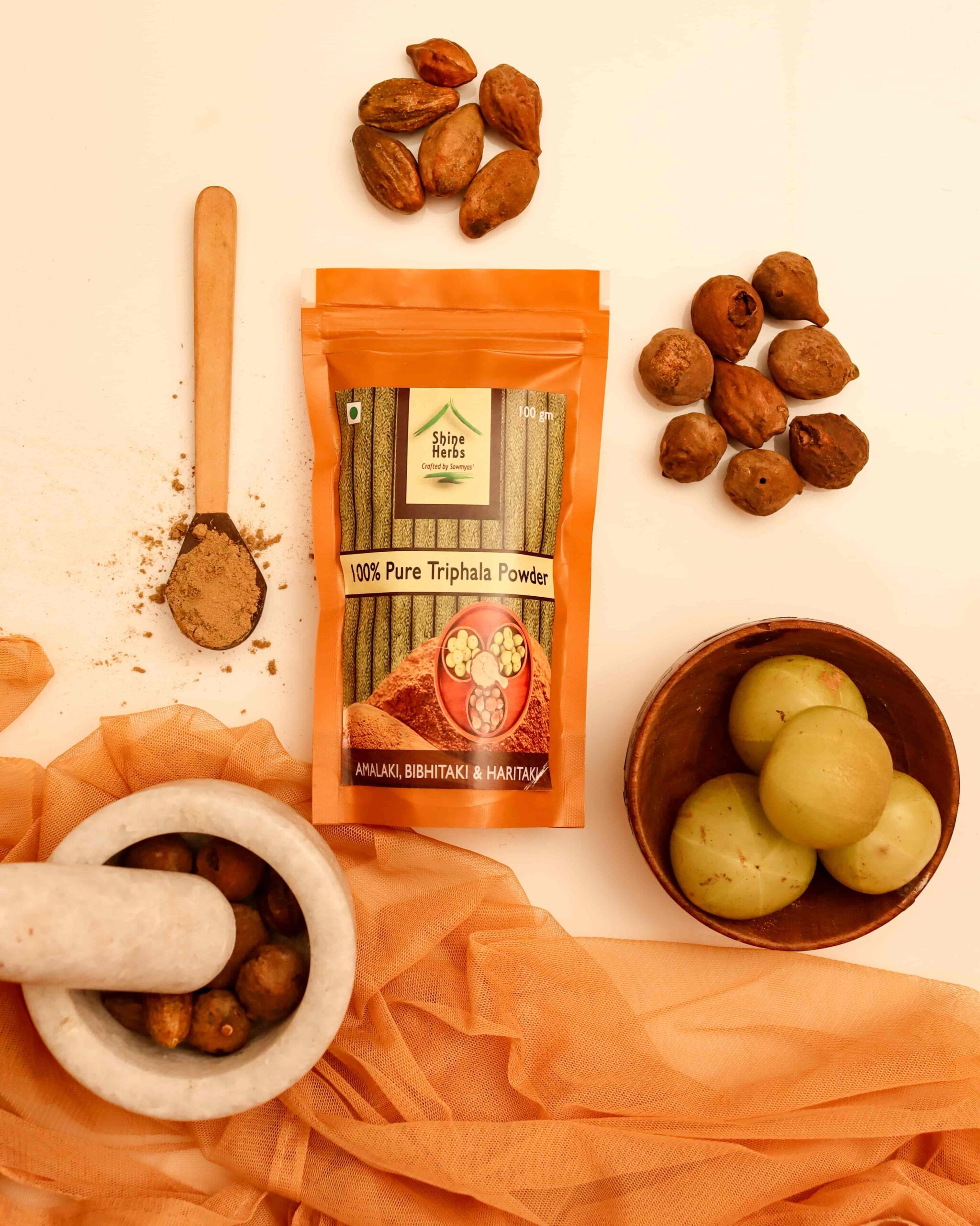 Triphala Powder (Edible) Shine Herbs