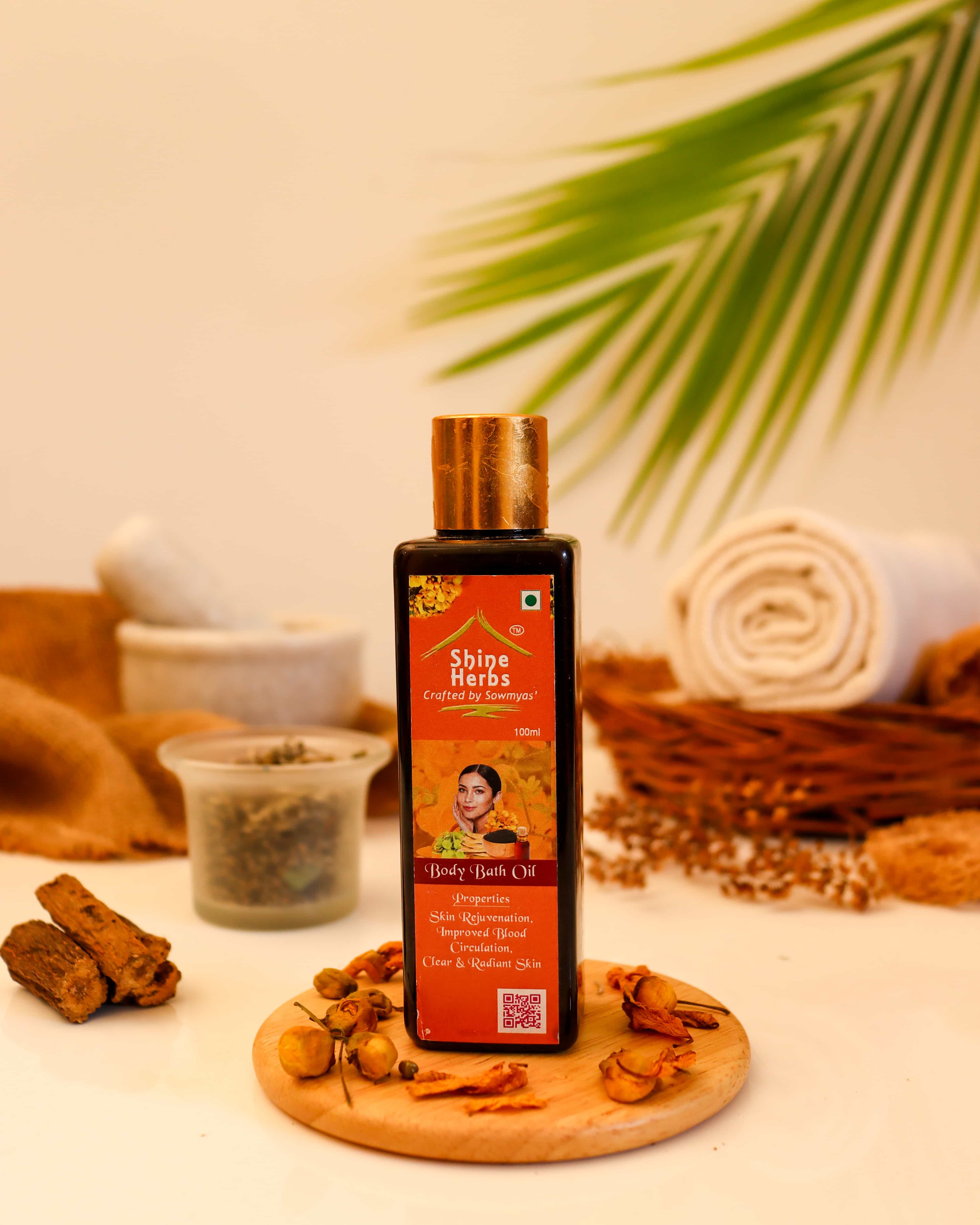 Body Bath oil Shine Herbs