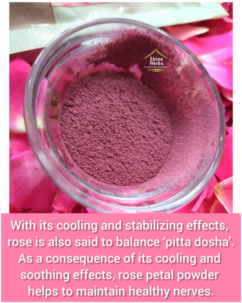 Pure Paneer Rose petal powder – Shine Herbs
