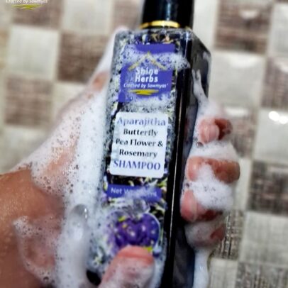 Butterfly pea flower shampoo